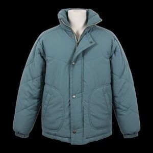 Vintage 80s Yukon Trails Puffer Jacket Plaid Lined Made in Korea. Rare